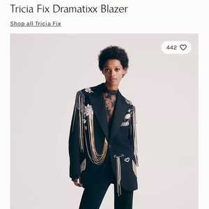 Free People x Tricia Fix Dramatixx Blazer - Size M